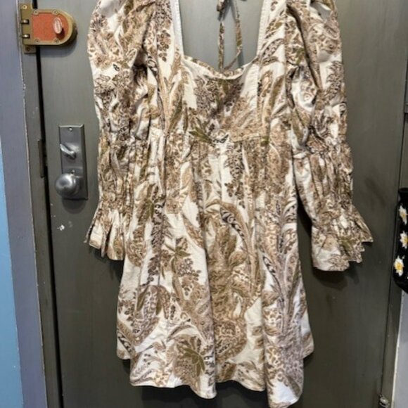 Pilcro Square-Neck Corduroy Babydoll Mini Dress - NWOT - Picture 9 of 16